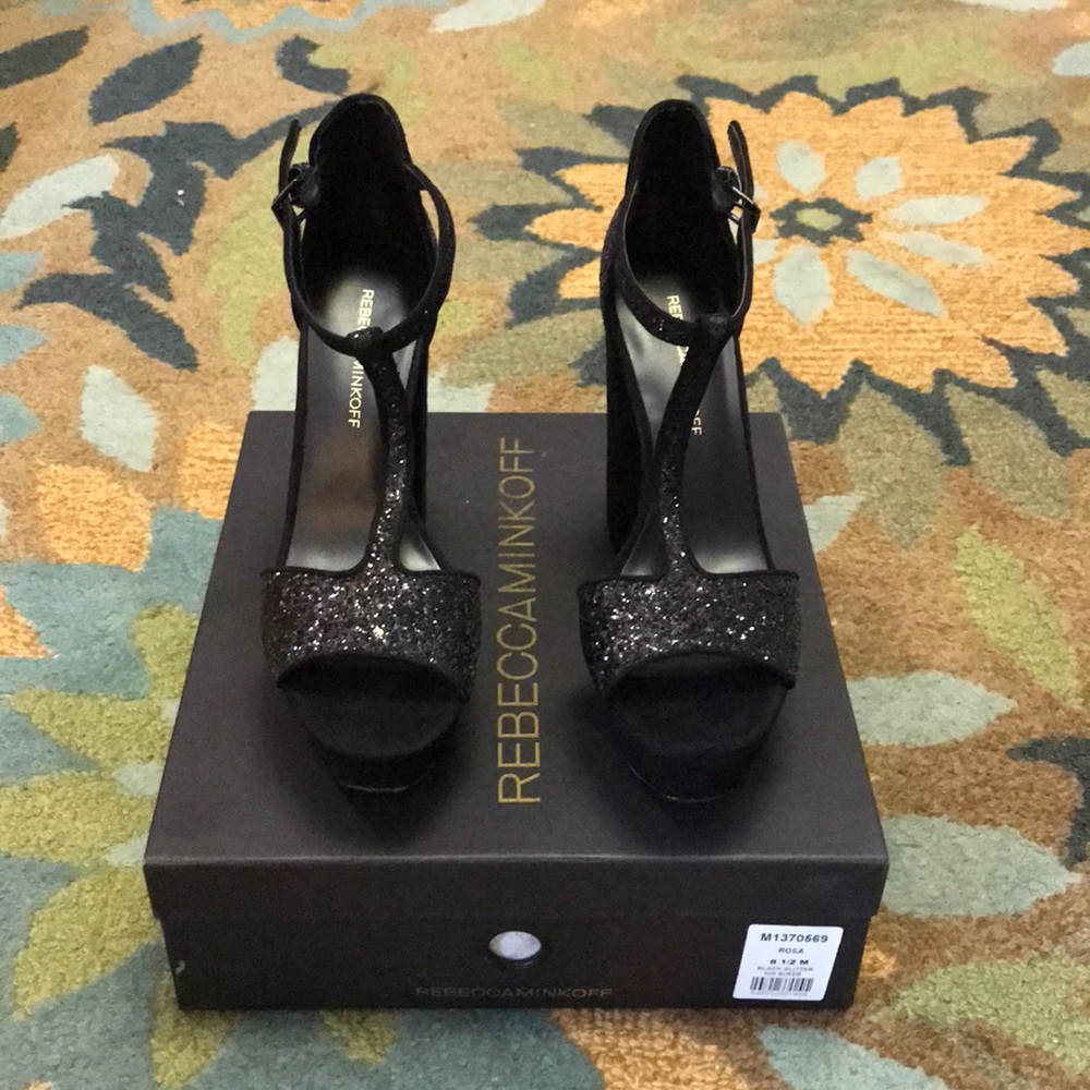REBECCA MINKOFF PLATFORM HEELS Size 8.5M
